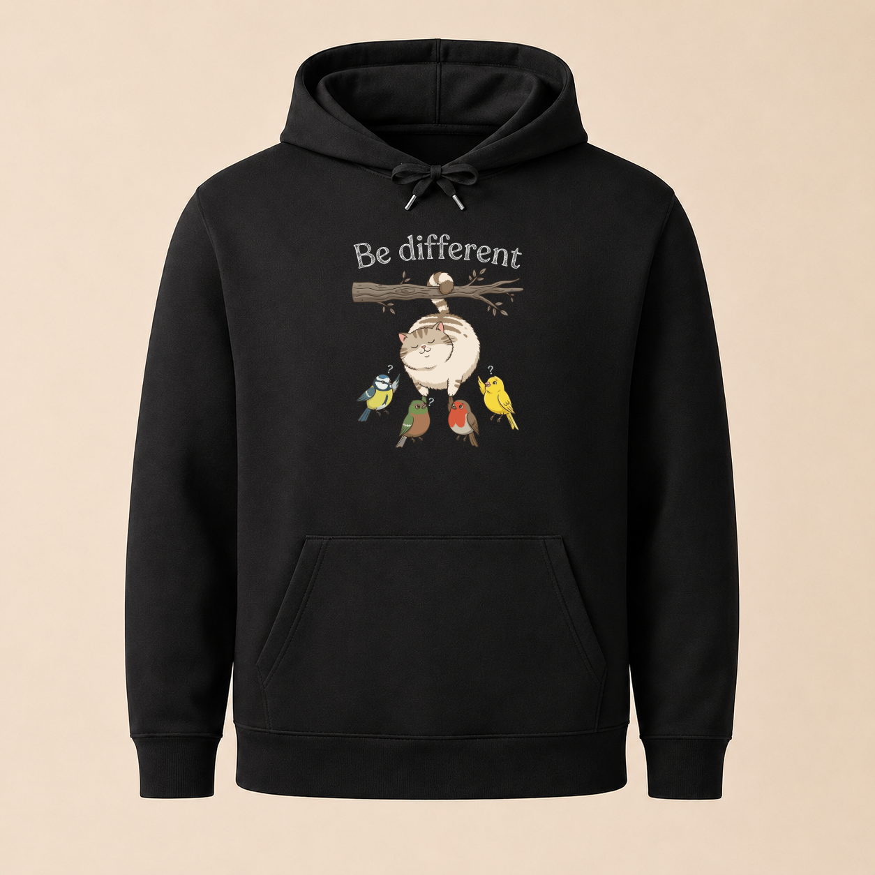Be Different Katze - Lustiger Katzen Hoodie