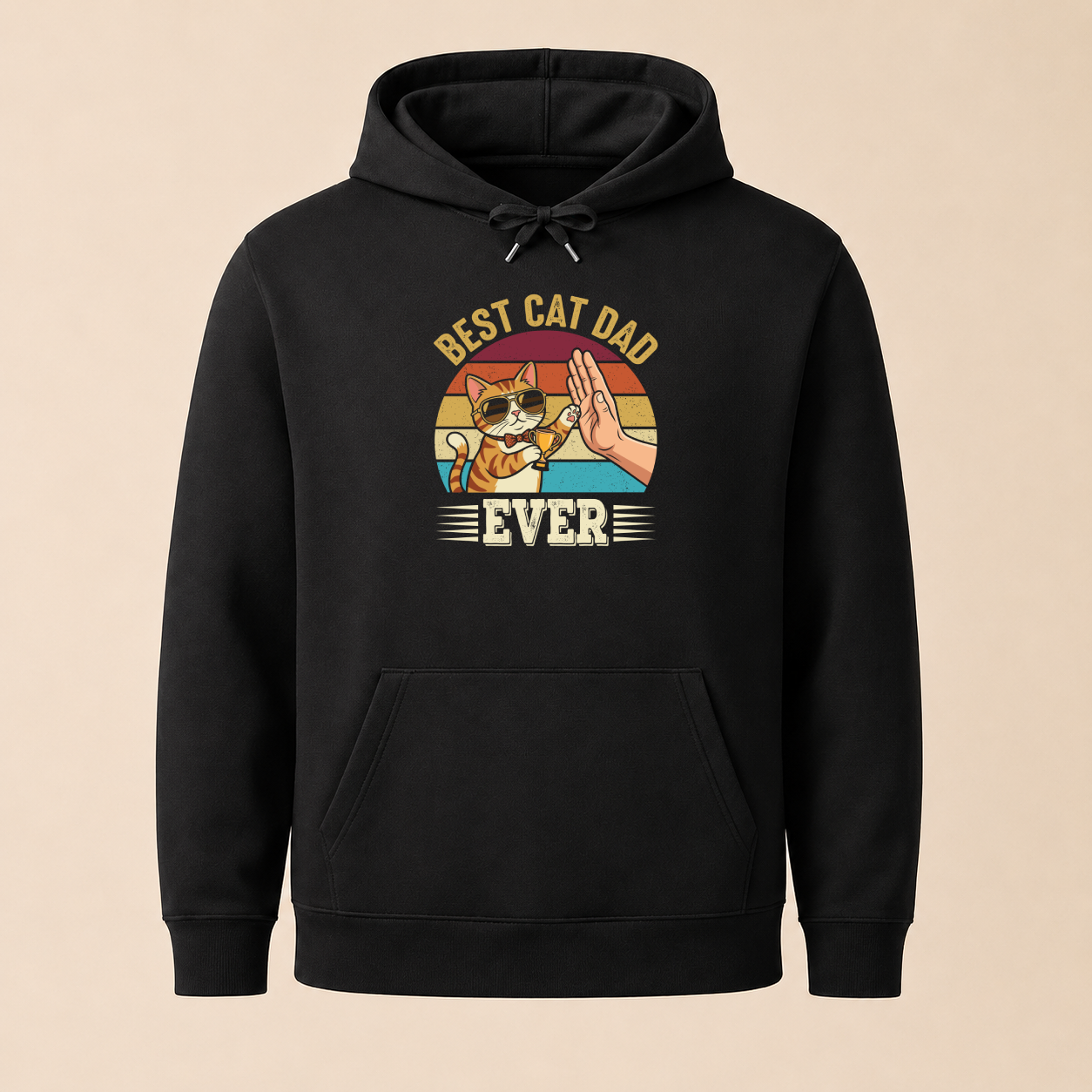 Best Cat Dad Ever - Katzenpapa Hoodie