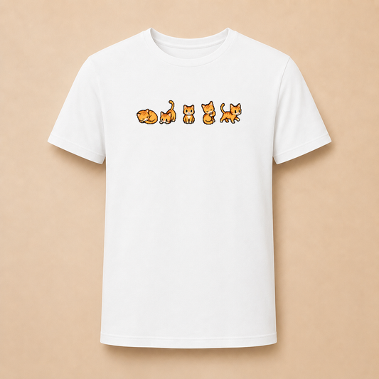 Retro Gaming Katzen - Lustiges Katzen T-Shirt