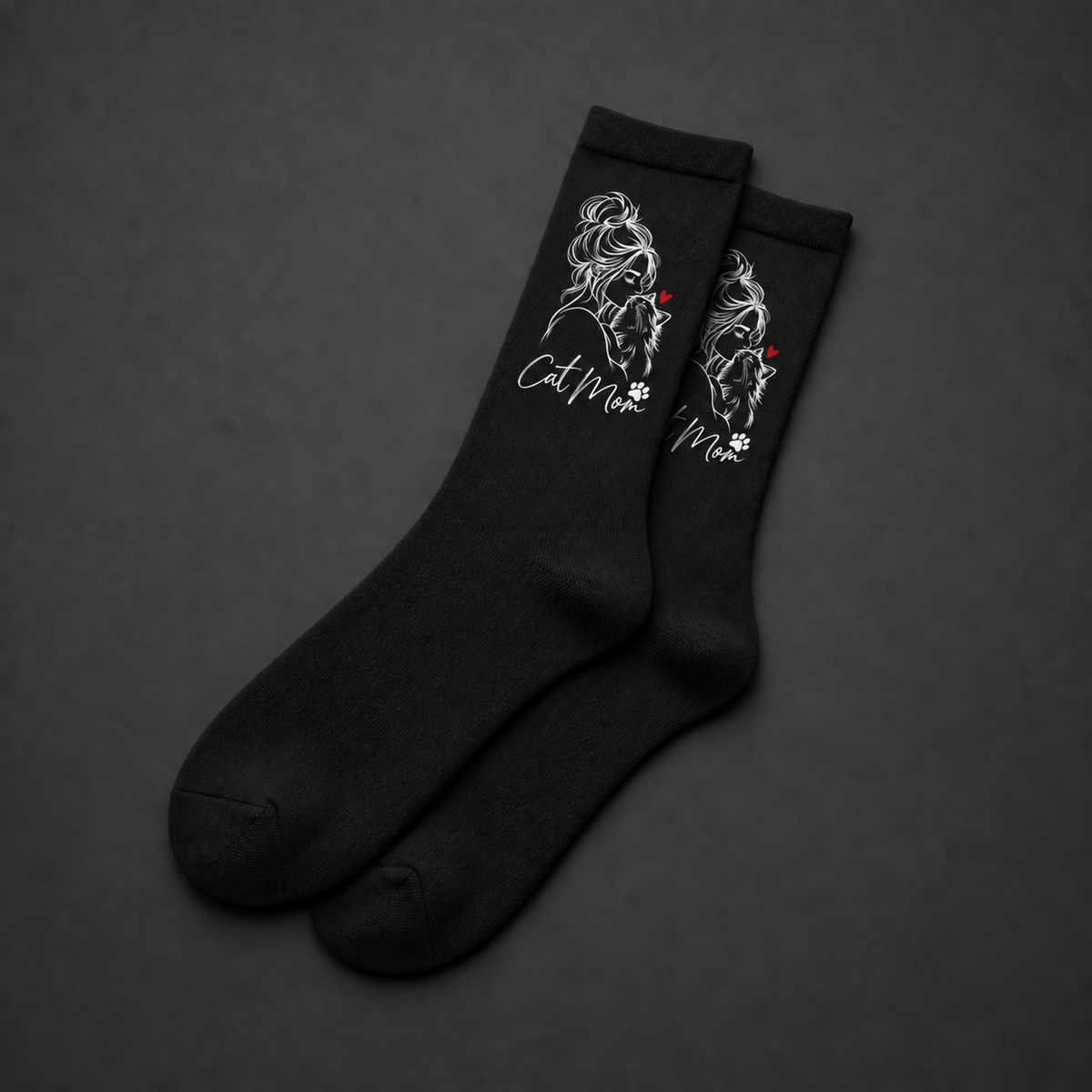 Cat Mom Katzenliebe – Damen Socken