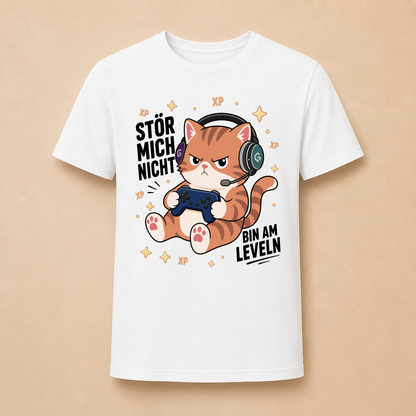 Stör mich nicht - Gaming Katzen T-Shirt