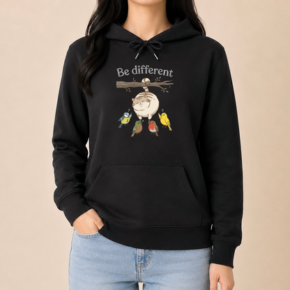 Be Different Katze – Unisex Hoodie