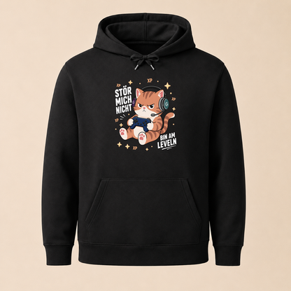 Stör mich nicht - Gaming Katzen Hoodie