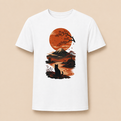 Japan Sonnenuntergang – Unisex T‑Shirt