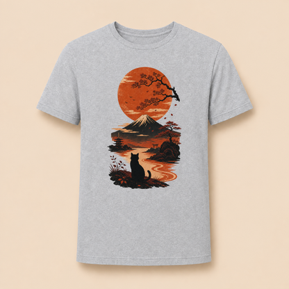 Japan Sonnenuntergang – Unisex T‑Shirt