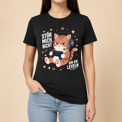 Stör mich nicht - Gaming Katzen T-Shirt