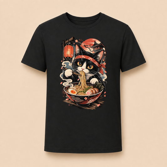 Ramen Katze Japan – Unisex T‑Shirt