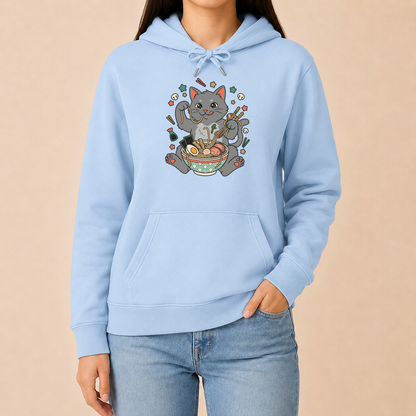 Ramen Katze Japan - Lustiger Katzen Hoodie