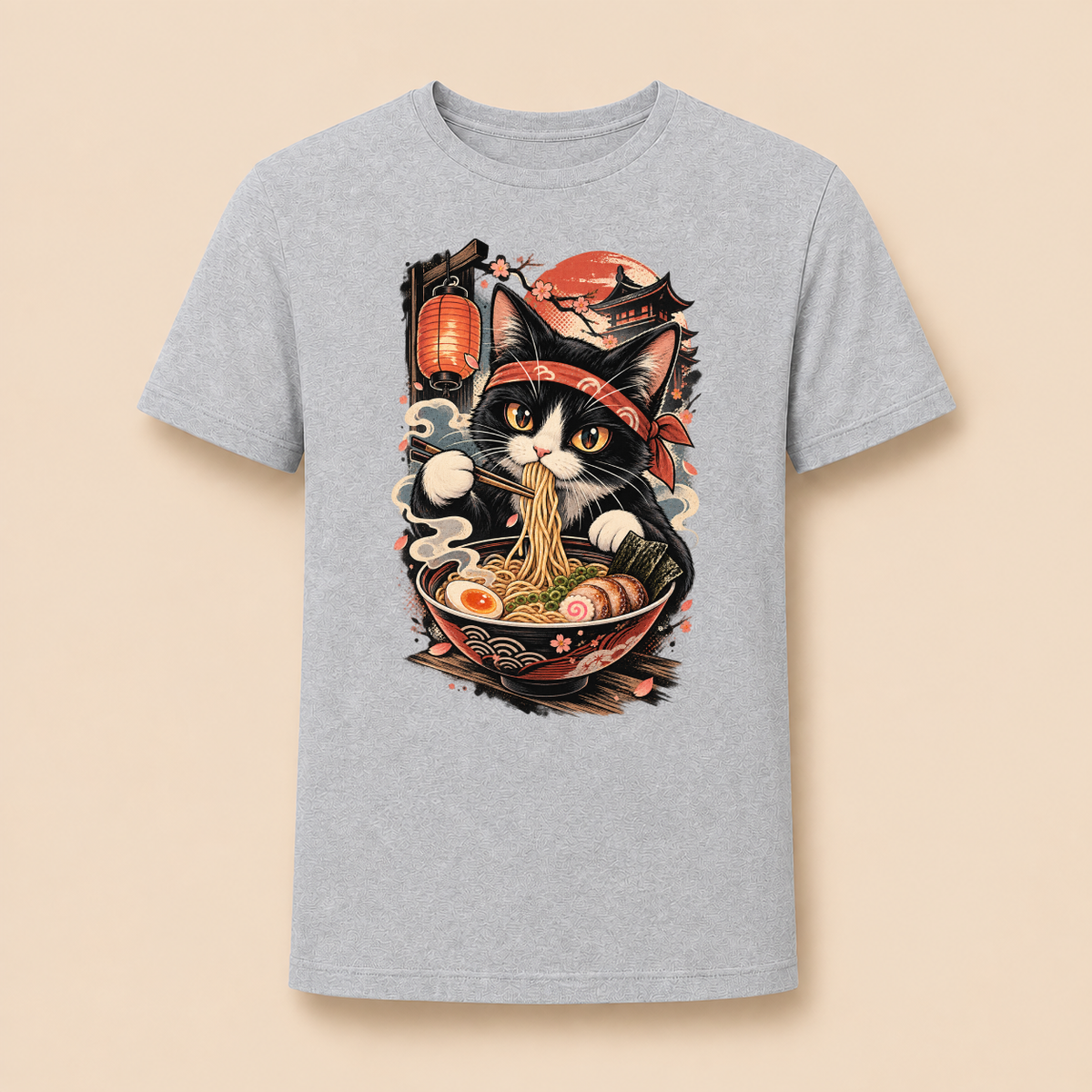 Ramen Katze Japan – Unisex T‑Shirt