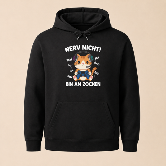 Nerv nicht, bin am Zocken - Gaming Katze Hoodie
