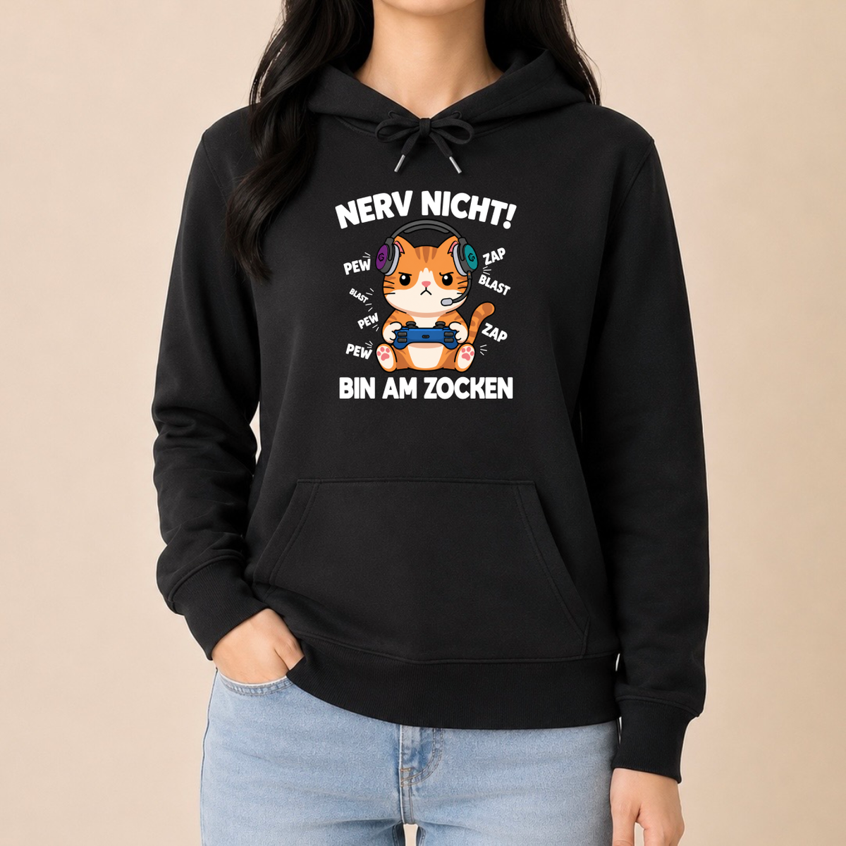 Nerv nicht! Bin am Zocken – Unisex Hoodie