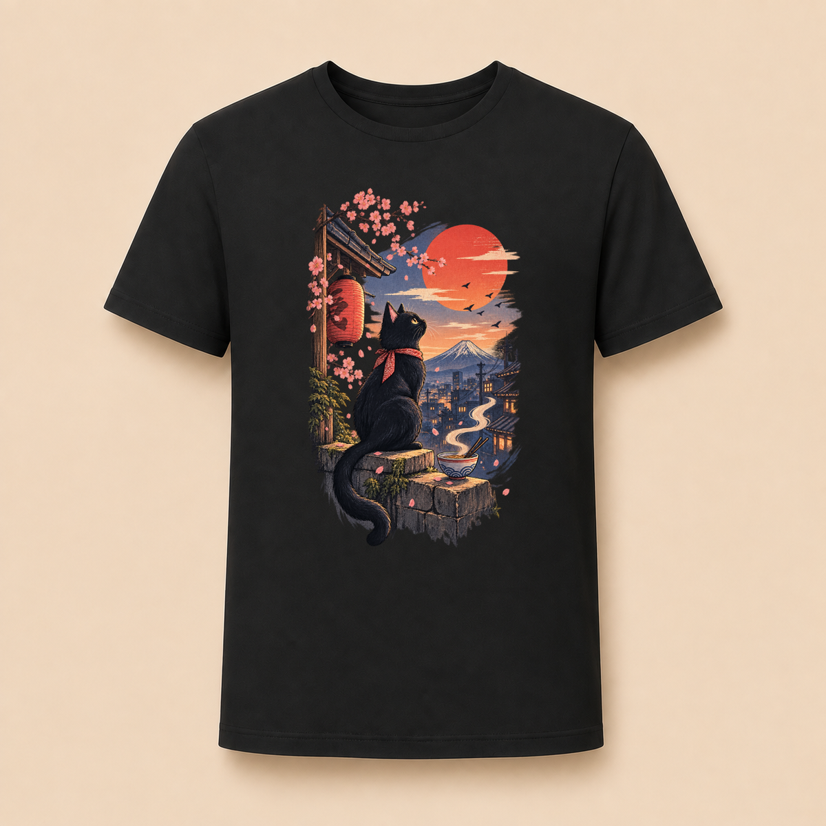 Japan Landschaft – Damen T‑Shirt