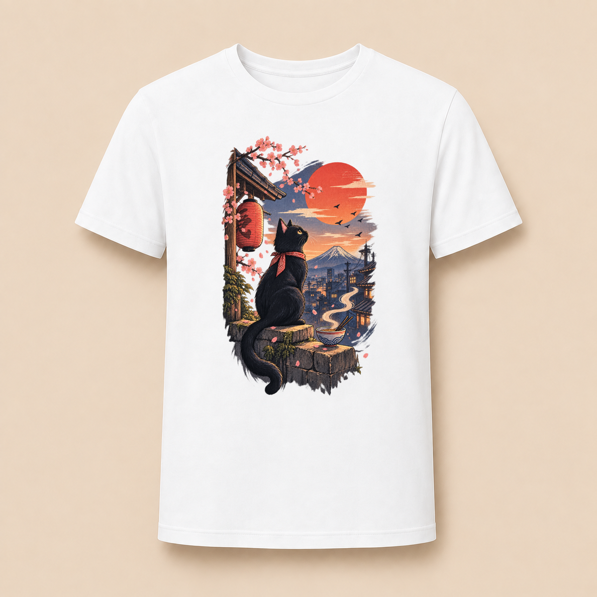 Japan Landschaft – Damen T‑Shirt