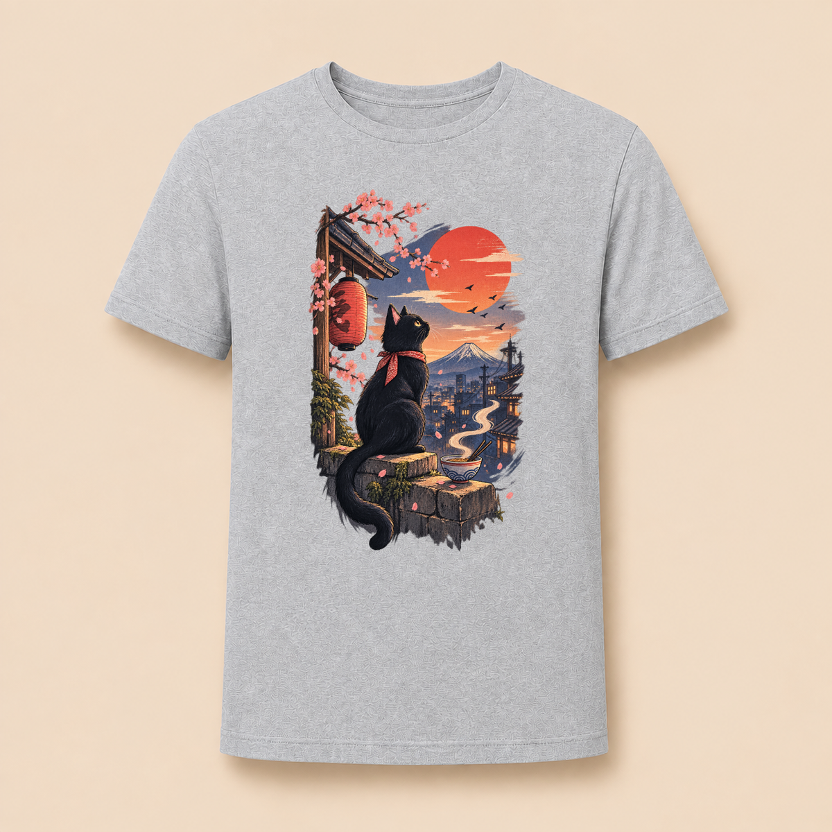 Japan Landschaft – Damen T‑Shirt