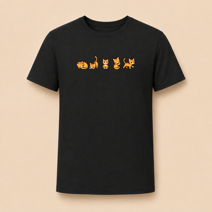 Retro Gaming Katzen – Unisex T‑Shirt