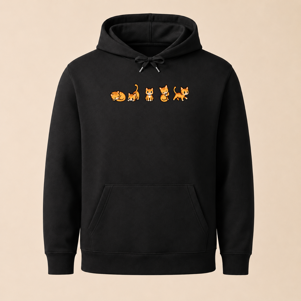 Retro Gaming Katzen - Lustiger Katzen Hoodie