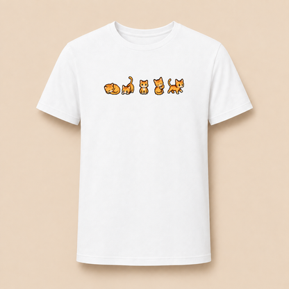 Retro Gaming Katzen – Unisex T‑Shirt