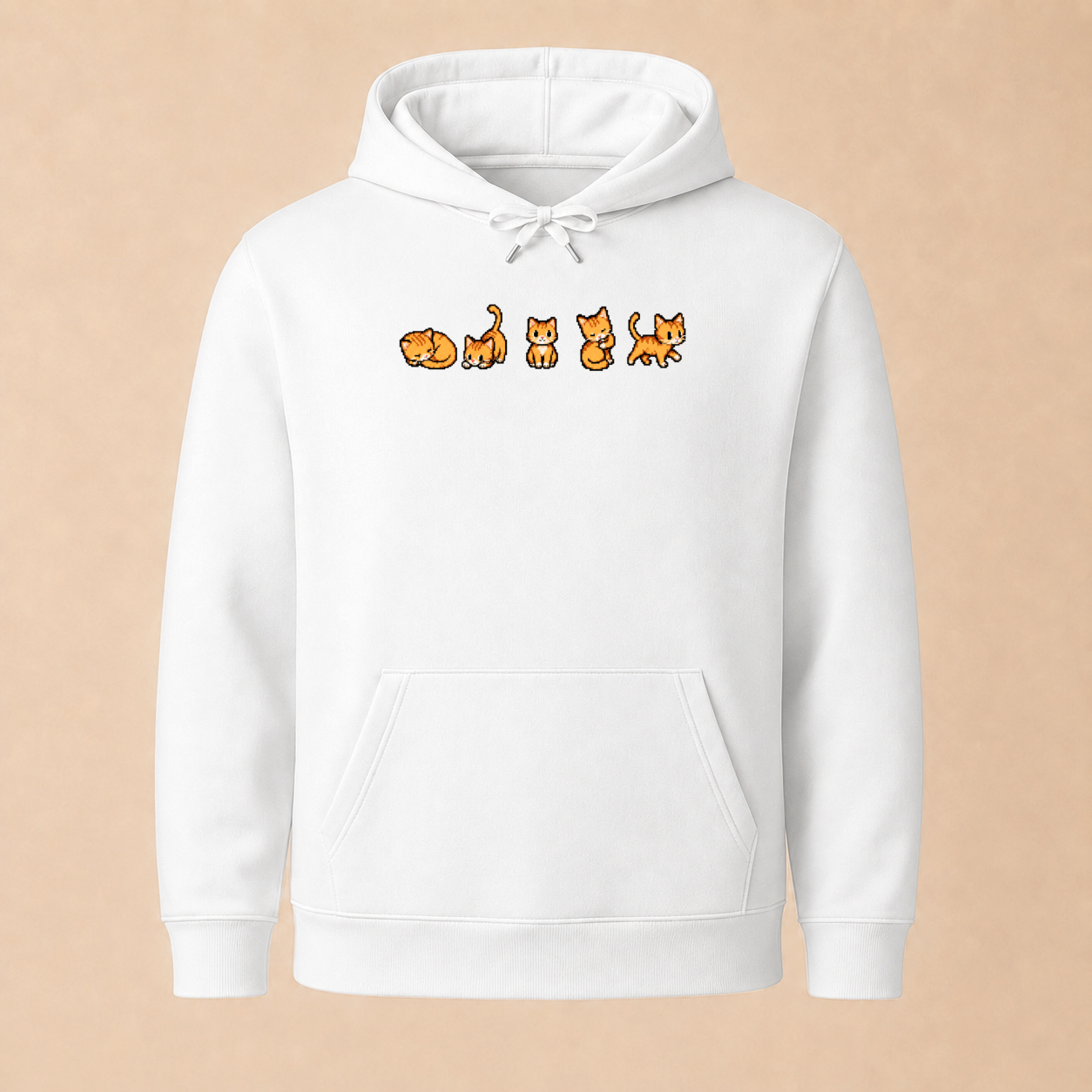 Retro Gaming Katzen - Lustiger Katzen Hoodie