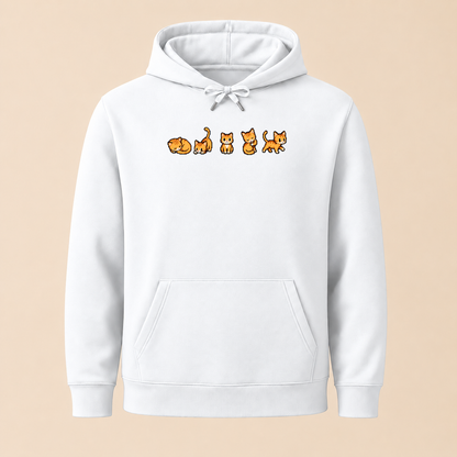 Retro Gaming Katzen – Unisex Hoodie