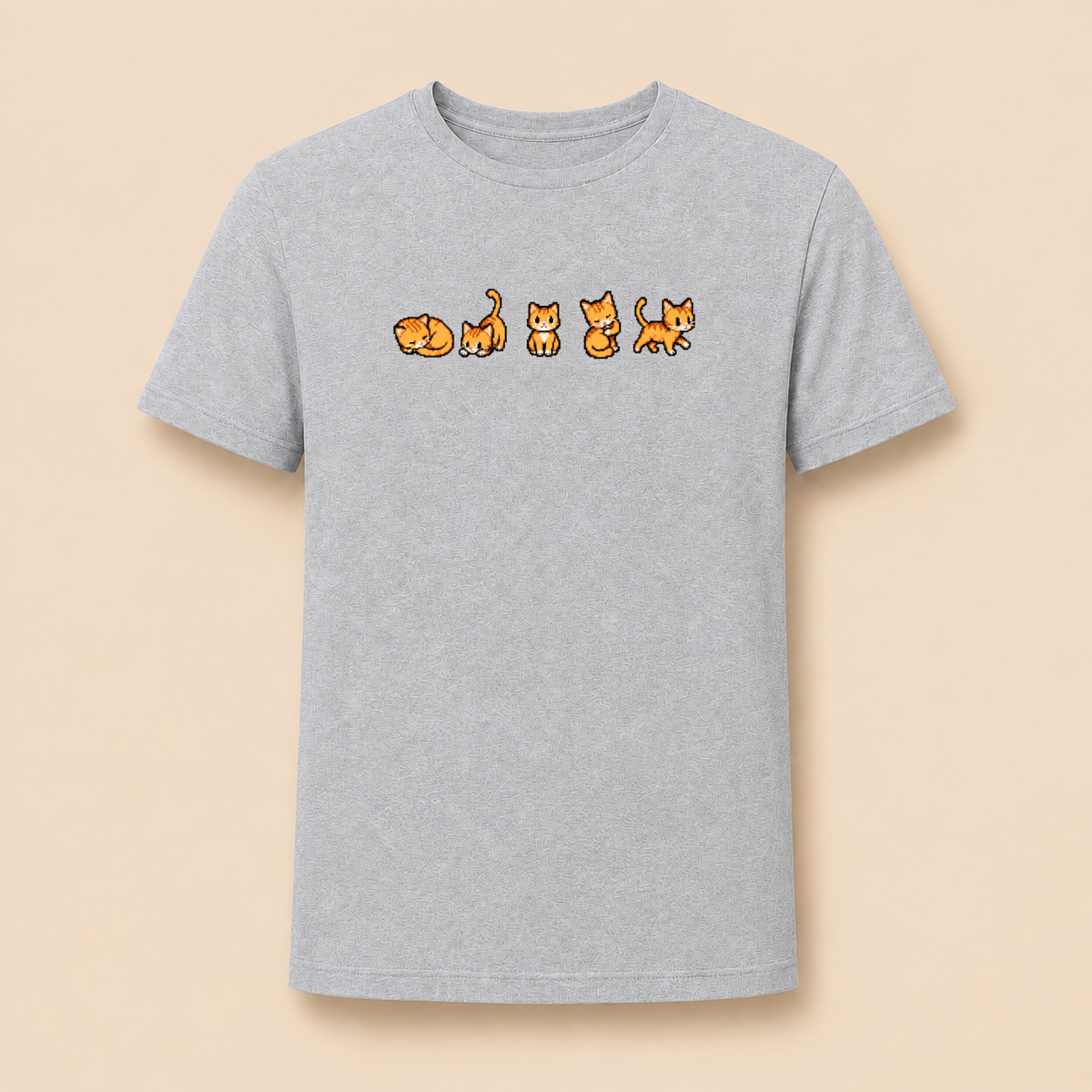 Retro Gaming Katzen – Unisex T‑Shirt