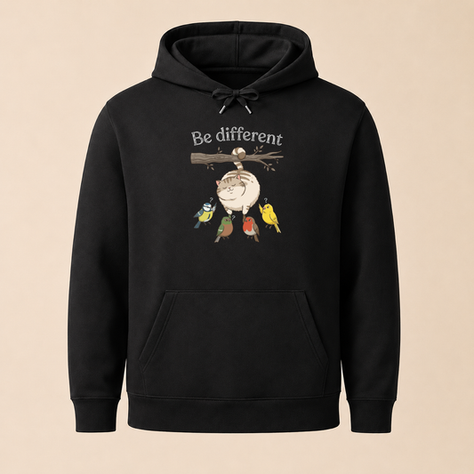 Be Different Katze - Lustiger Katzen Hoodie