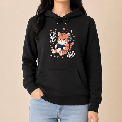 Stör mich nicht - Gaming Katzen Hoodie