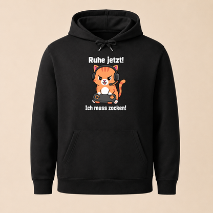 Ruhe jetzt! Ich muss zocken! – Unisex Hoodie