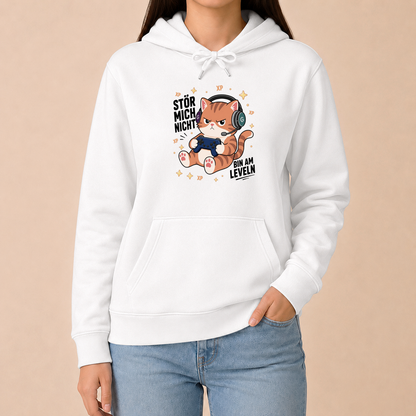 Stör mich nicht - Gaming Katzen Hoodie