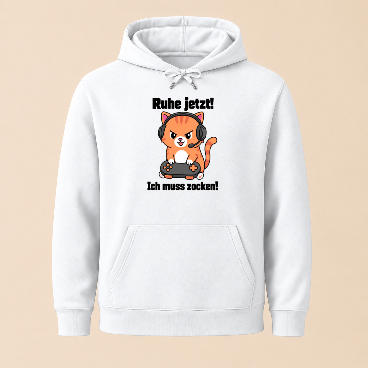Ruhe jetzt! Ich muss zocken! – Unisex Hoodie
