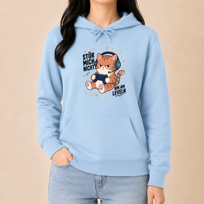 Stör mich nicht - Gaming Katzen Hoodie