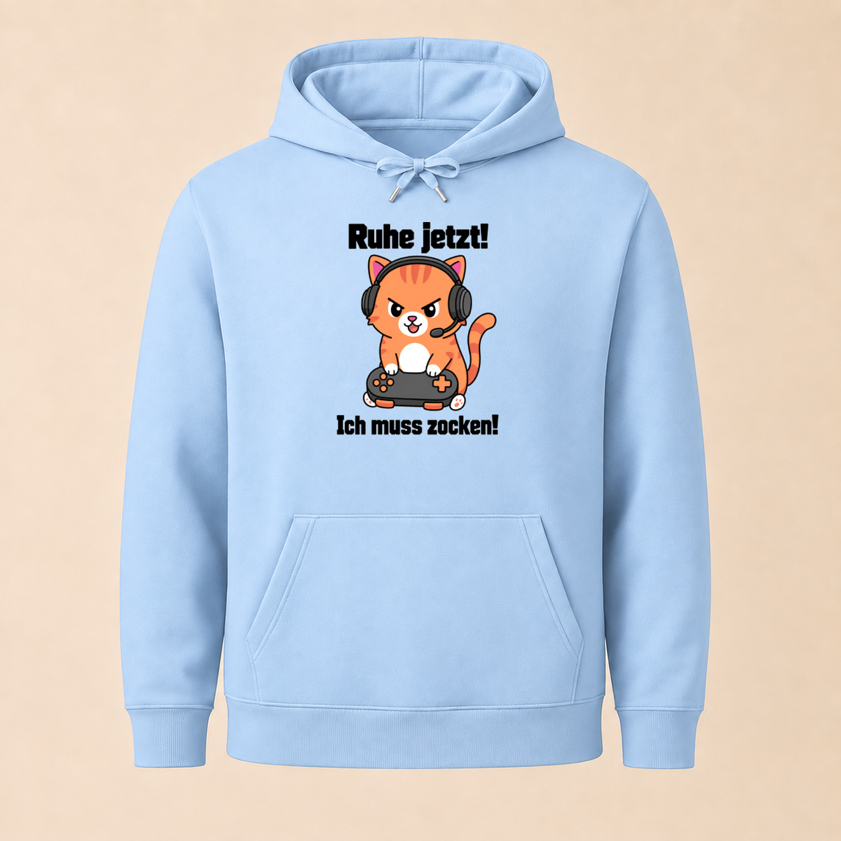 Ruhe jetzt! Ich muss zocken! – Unisex Hoodie