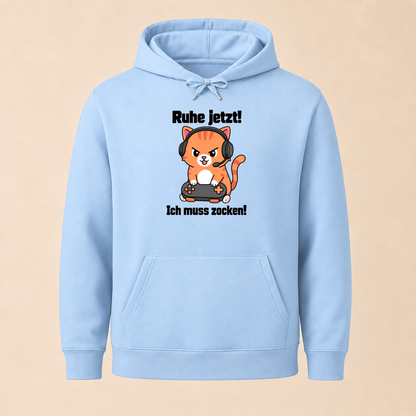 Ruhe jetzt! Ich muss zocken! – Unisex Hoodie
