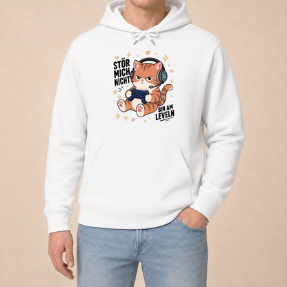 Stör mich nicht - Gaming Katzen Hoodie