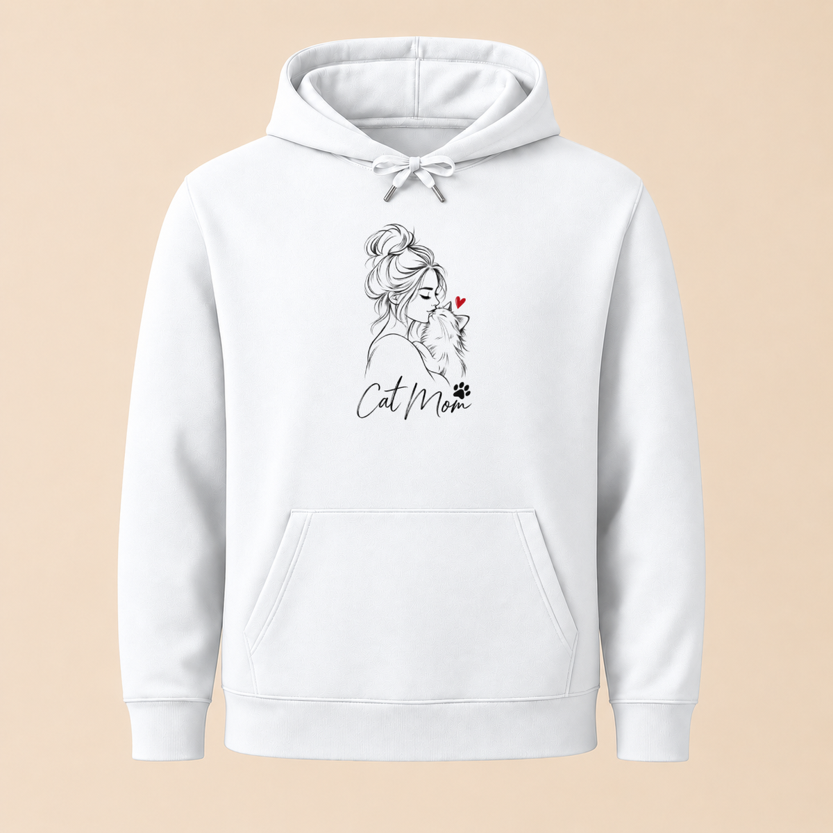 Cat Mom Katzenliebe – Damen Hoodie