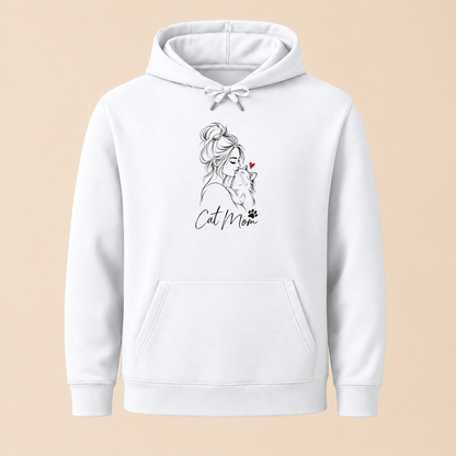 Cat Mom Katzenliebe – Damen Hoodie