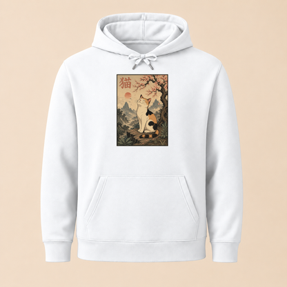Japanische Katzenkunst – Unisex Hoodie
