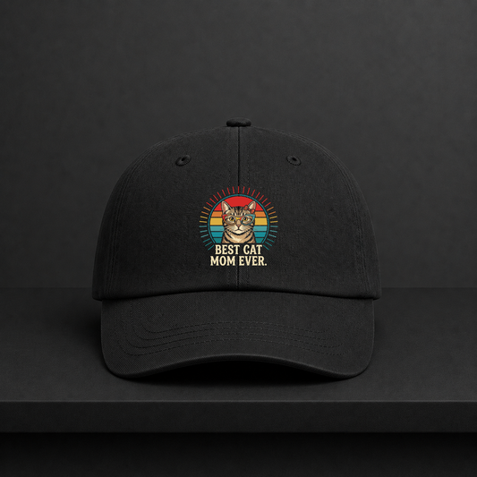 Best Cat Mom Ever - Katzenmama Dad Cap