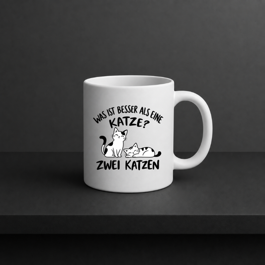 Was ist besser als eine Katze? – Keramik Tasse