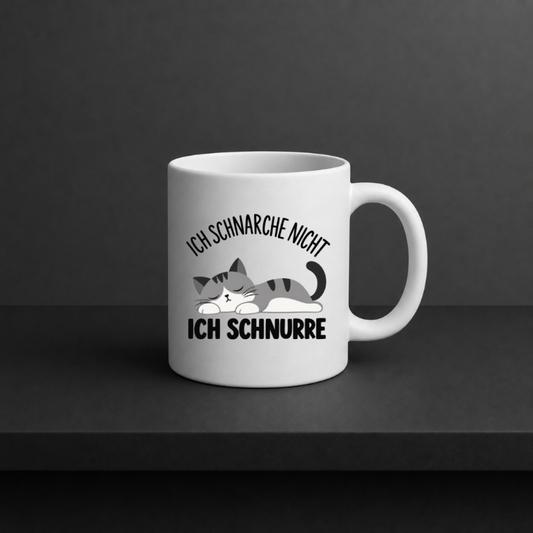 Ich schnarche nicht – Keramik Tasse