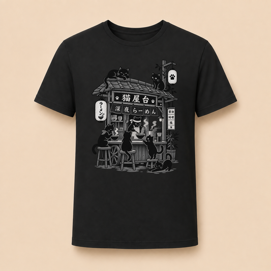 Japan Ramen Katzenbar – Unisex T‑Shirt