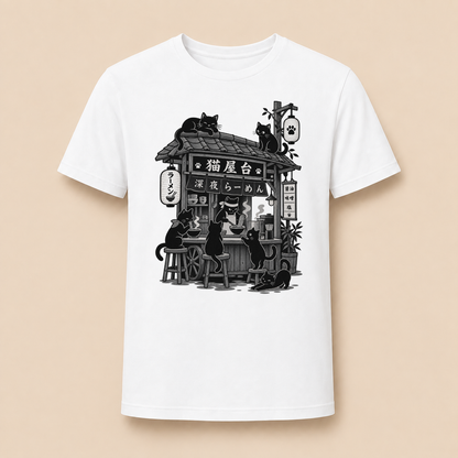 Japan Ramen Katzenbar – Unisex T‑Shirt