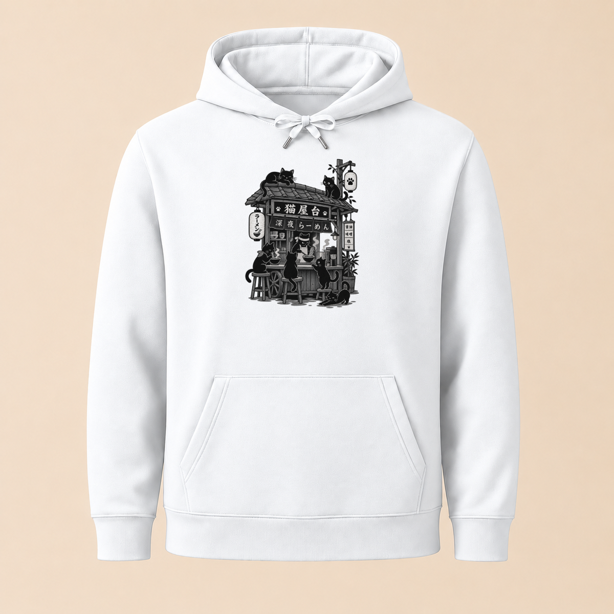 Japan Ramen Katzenbar – Unisex Hoodie