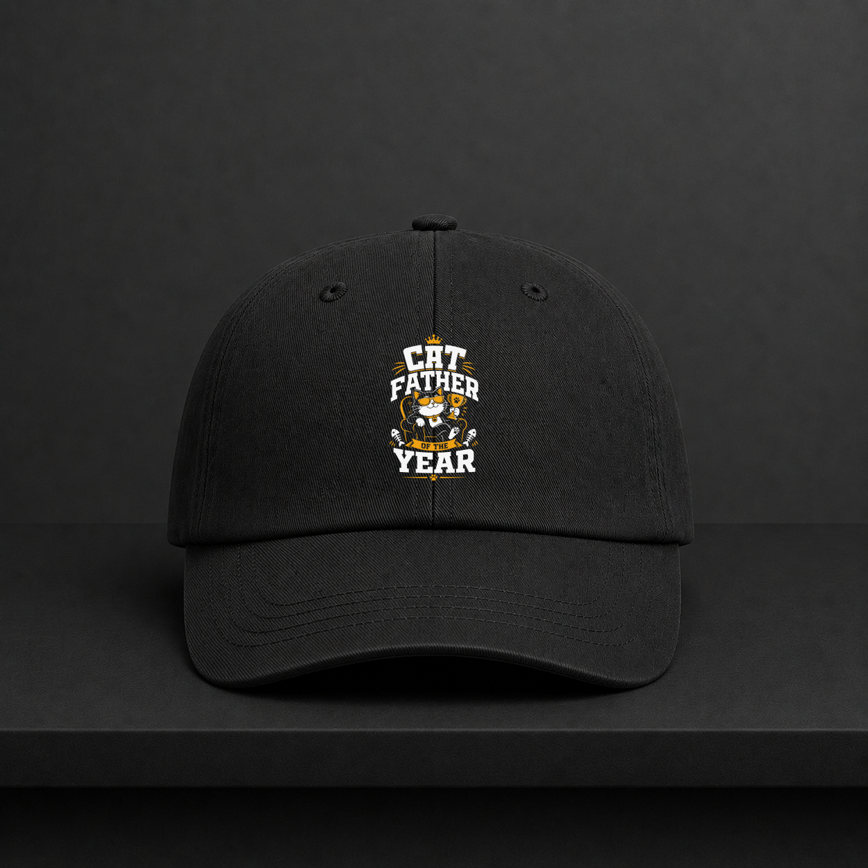 Cat Father of the Year - Katzenvater Dad Cap