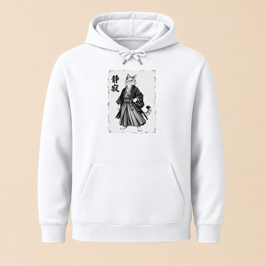 Japanische Samurai Katze – Unisex Hoodie