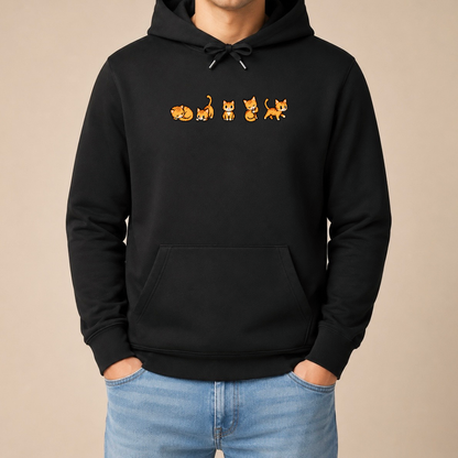 Retro Gaming Katzen - Lustiger Katzen Hoodie