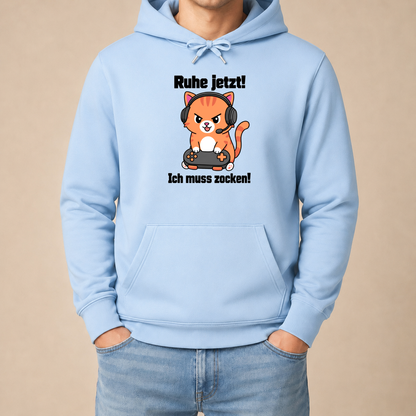 Ruhe jetzt! Ich muss zocken! – Unisex Hoodie