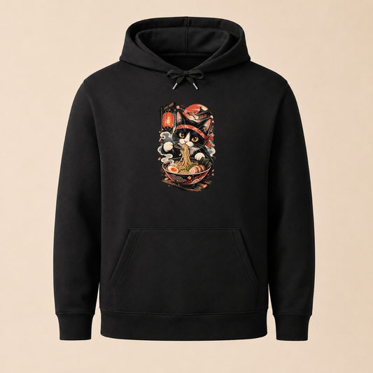 Ramen Katze Japan - Japanischer Katzen Hoodie