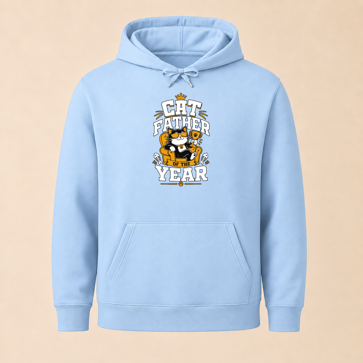 Cat Father of the Year – Herren Hoodie