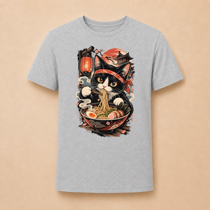 Ramen Katze Japan - Japanisches Katzen T-Shirt