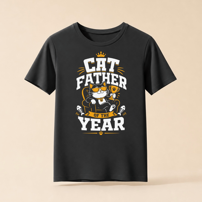 Cat Father of the Year - Katzenvater T-Shirt